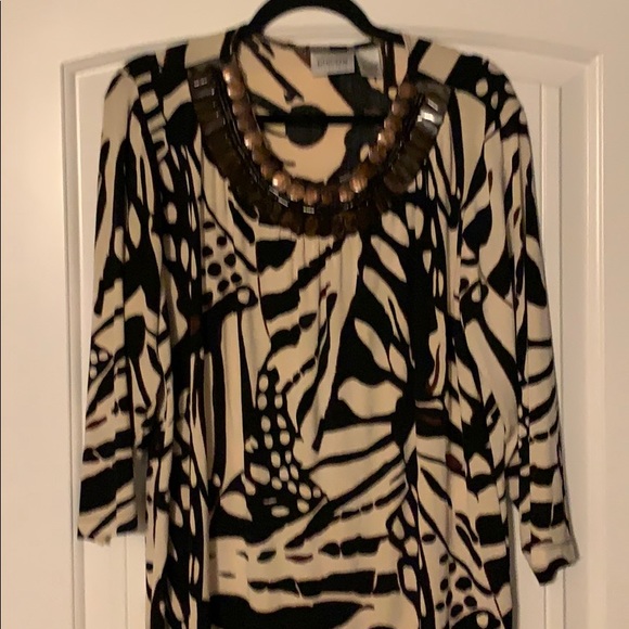 Women’s animal print blouse - Picture 1 of 4